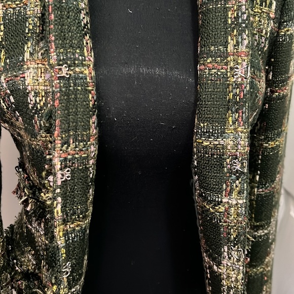 Allen Schwartz Tweed Classy Chic Coat Jacket Size Small - Picture 10 of 13
